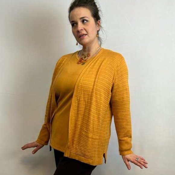 Mustard Cardigan - Picture 2 of 5